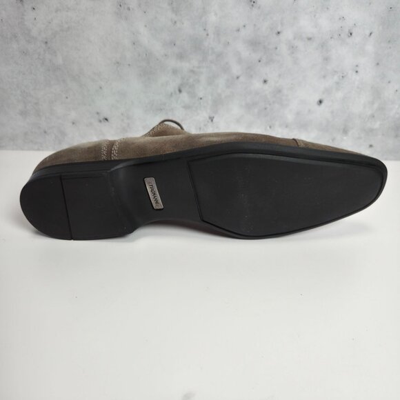 Magnanni Mens Brown Suede Oxford Shoes Size 9 Grey 12518 - Picture 8 of 9